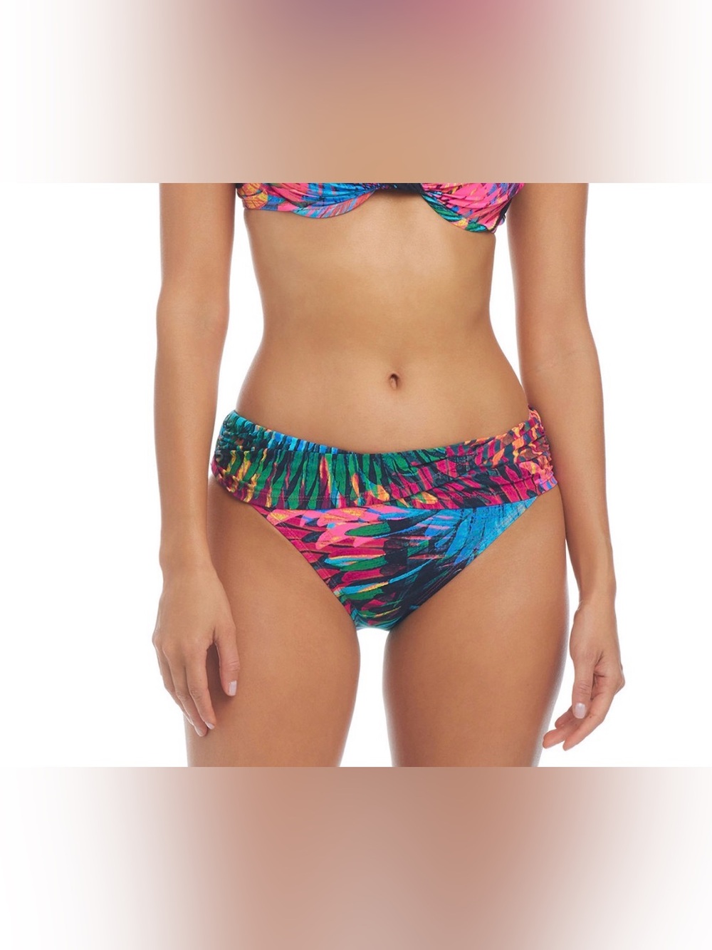 Bleu By Rod Beattie Women’s Sarong Hipster Bottom Size 12